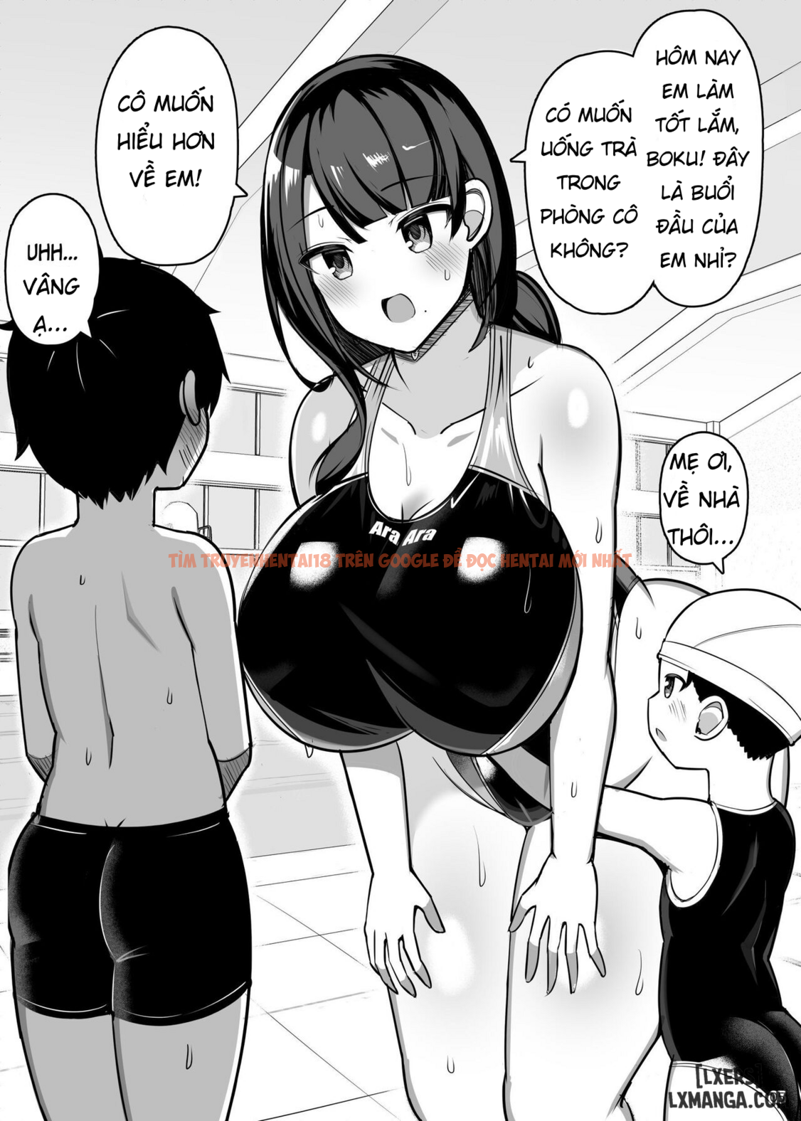 Xem ảnh Onee-chan To, Mama To, Honki Koubi. Ii - Huấn luyện viên lớp bơi lội (2) - 2 - TruyenVN.APP