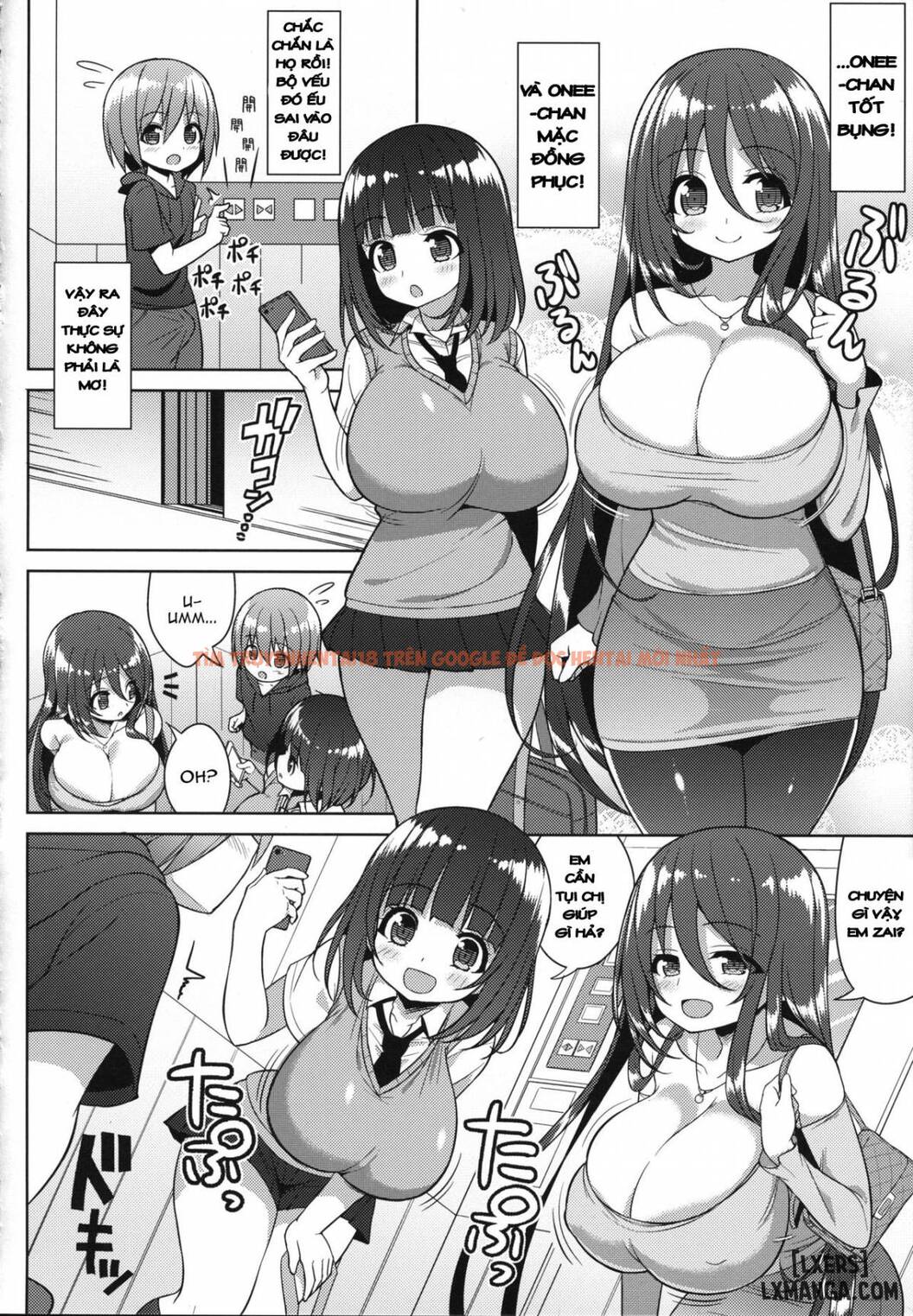 Xem ảnh 4 trong truyện hentai Onee-san To Onee-chan De Sandwich - One Shot - hentaitvn.net