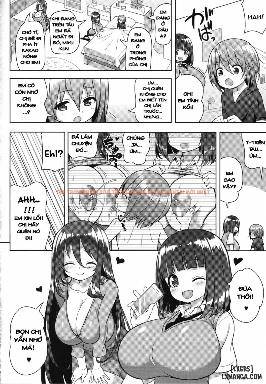 Xem ảnh 8 trong truyện hentai Onee-san To Onee-chan De Sandwich - One Shot - hentaitvn.net