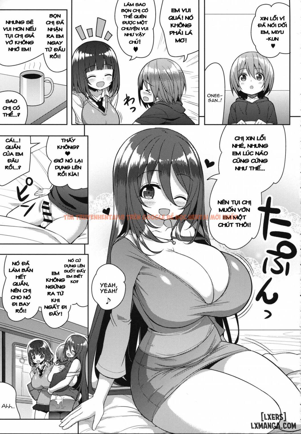 Xem ảnh 9 trong truyện hentai Onee-san To Onee-chan De Sandwich - One Shot - hentaitvn.net