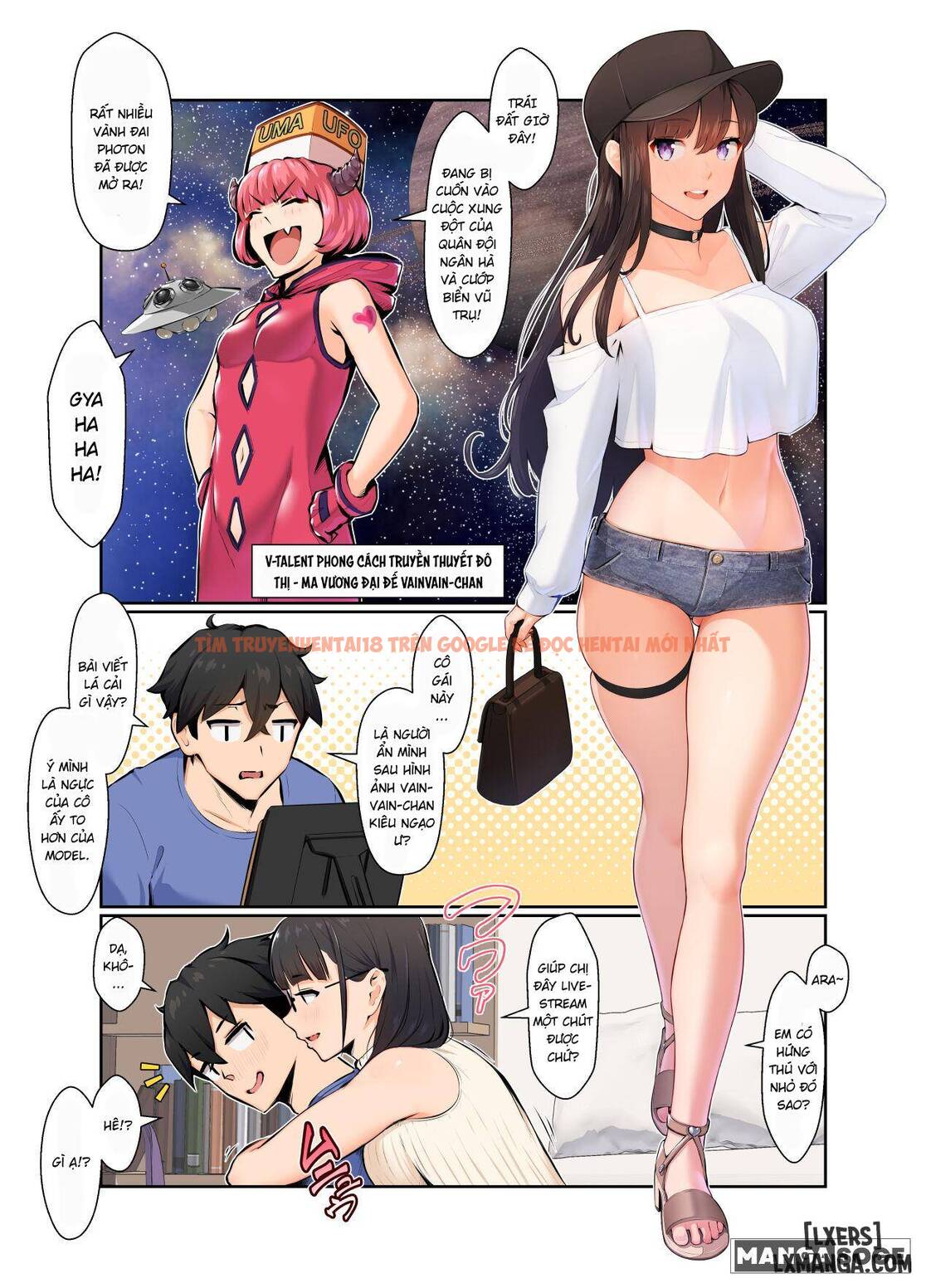 Trang truyện 4 68976daf55d01 trong truyện tranh Onee-san Wa Nama Haishin Ga Osuki Hana No Maki - One Shot - www.lxmanga.org