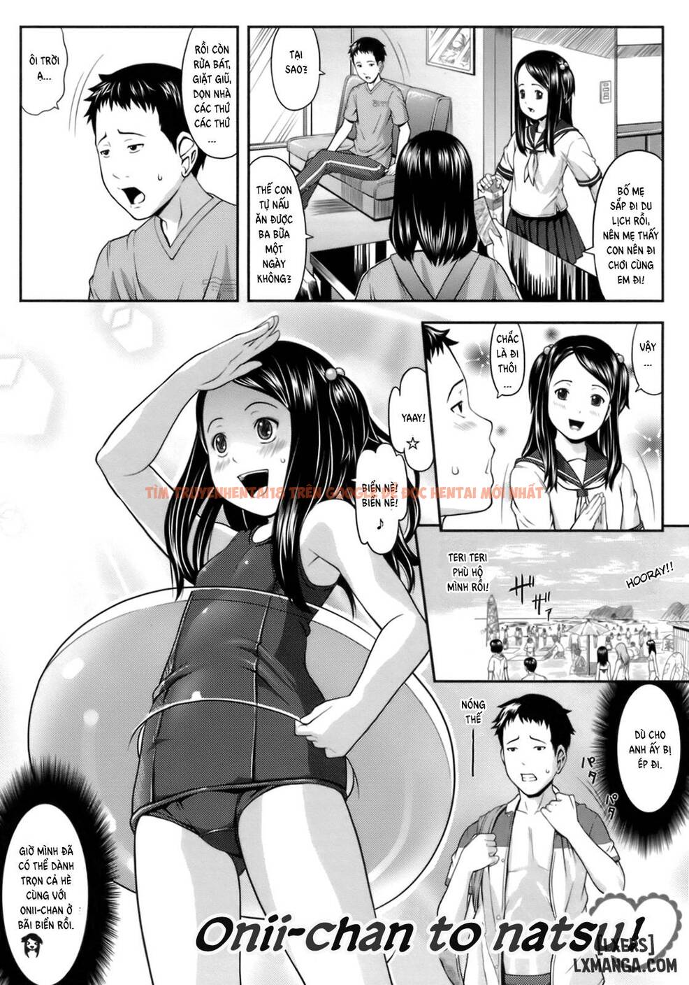 Xem ảnh 1 trong truyện hentai Onii-Chan To Natsu - One Shot - hentaitvn.net