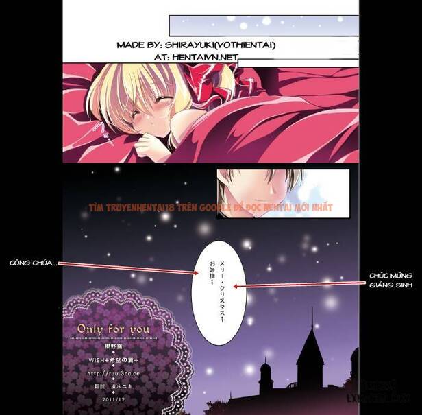 Xem ảnh 22 trong truyện hentai Only For You - Flandre - One Shot - hentaitvn.net