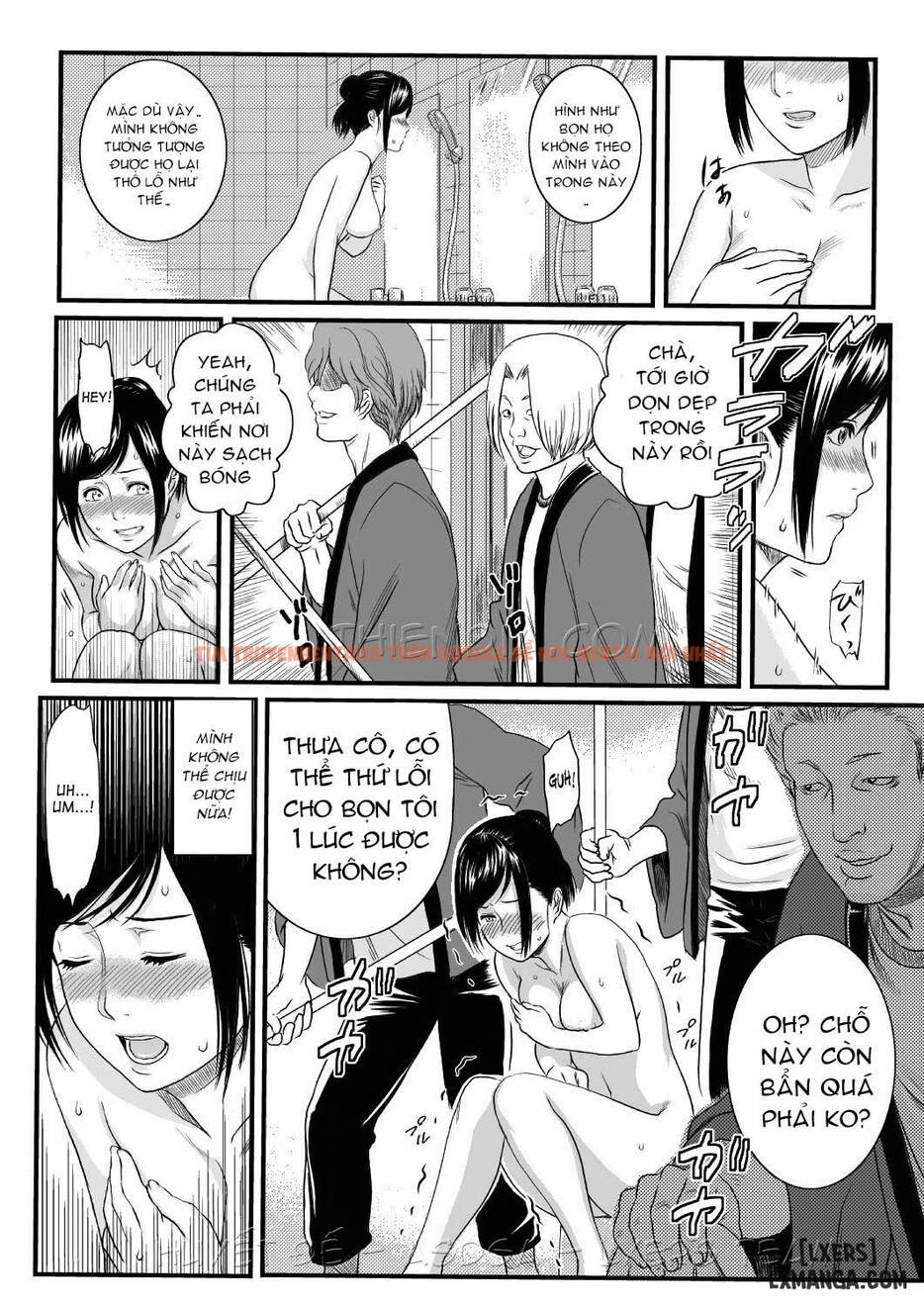 Xem ảnh 9 trong truyện hentai Onnayu Ni Rannyuu Sareta Tsuma - One Shot - hentaitvn.net