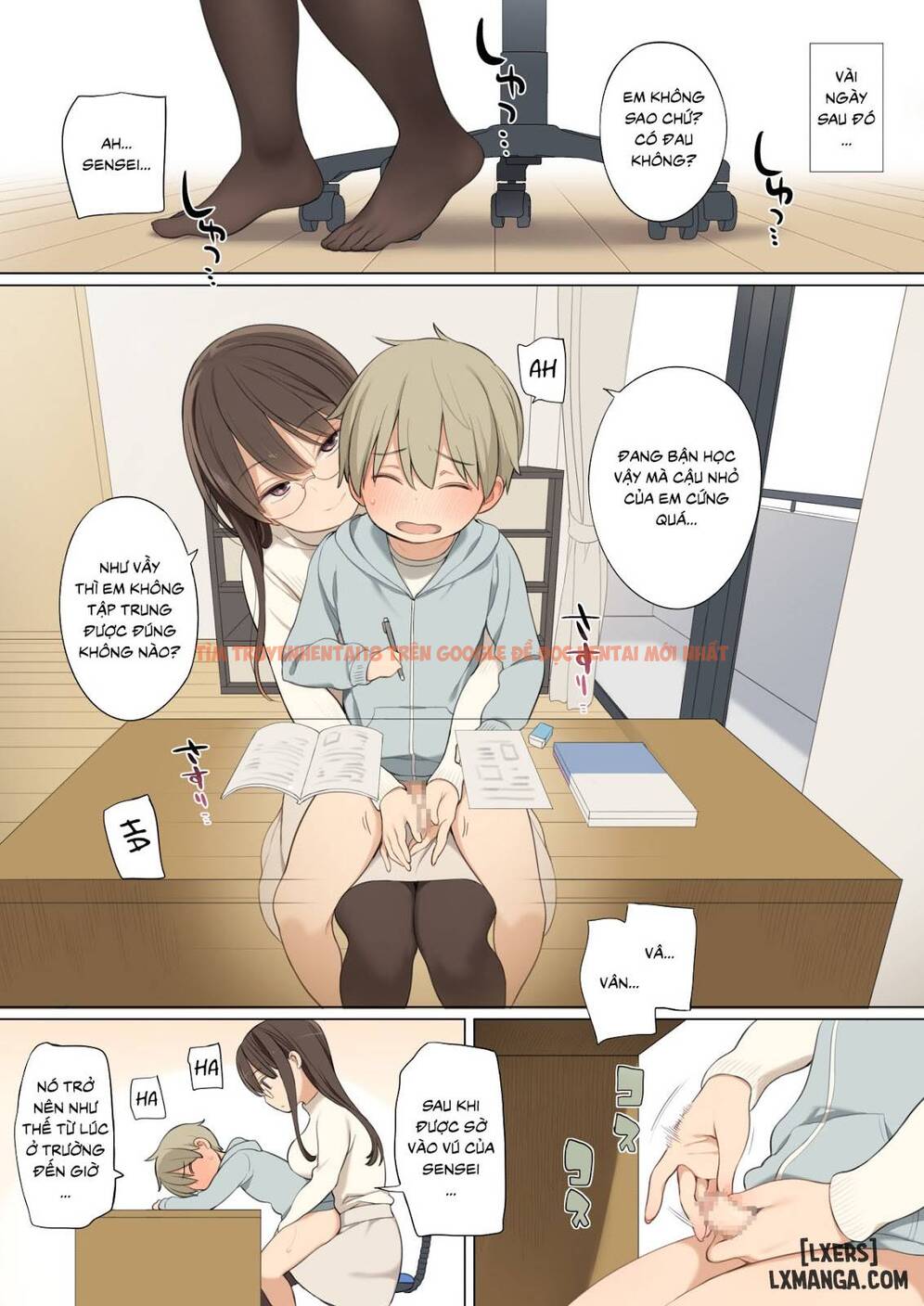 Xem ảnh 7 trong truyện hentai Oppai O Sawarasete Kureru Katei Kyoushi No Onee-san No Hanashi - One Shot - hentaitvn.net