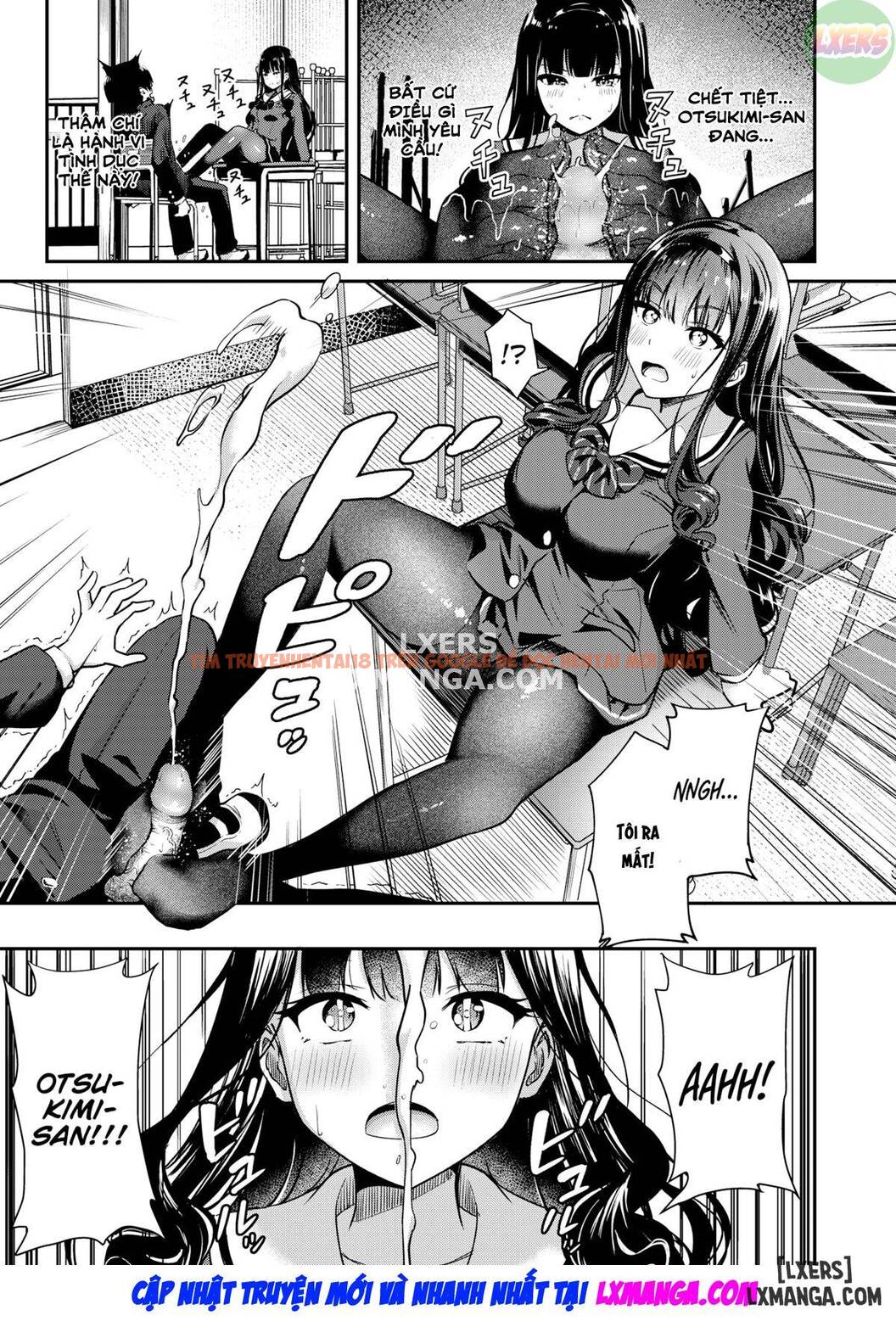 Trang truyện 15 trong truyện tranh Otsukimi-san Không Thể Học Bài Được - One Shot - hentai24h.pro