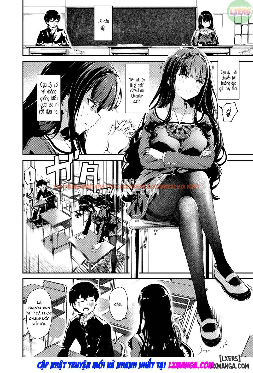 Trang truyện 4 trong truyện tranh Otsukimi-san Không Thể Học Bài Được - One Shot - hentai24h.pro