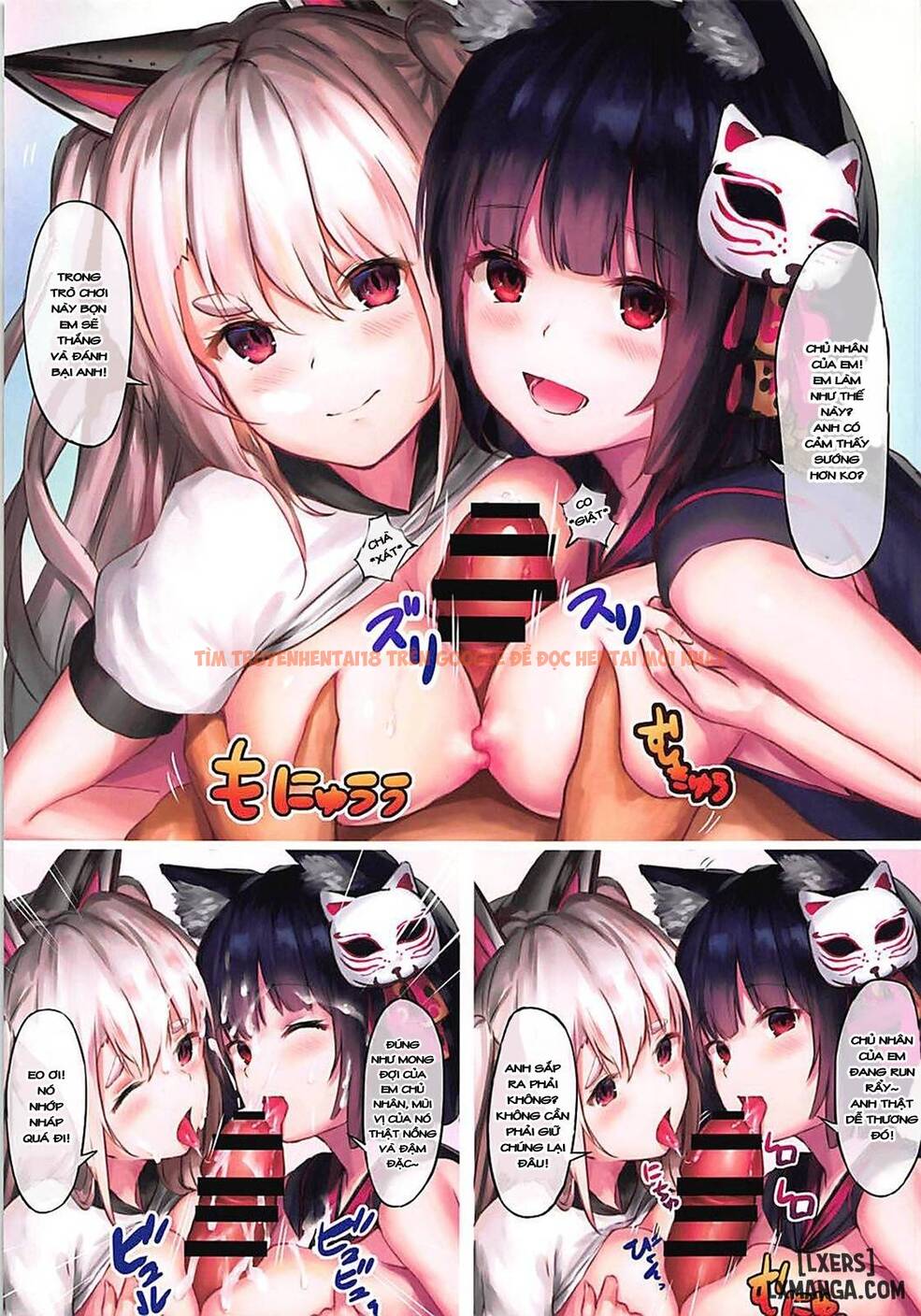 Trang truyện 3 trong truyện tranh Hentai Sex Cùng Hai Em Gái Thú Cưng - One Shot - truyentvn.net