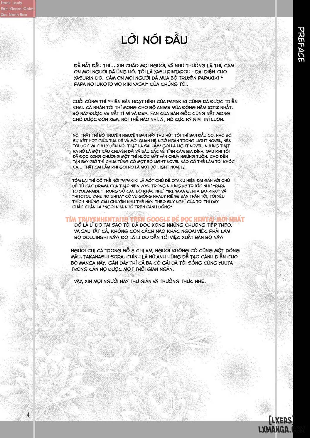 Xem ảnh 3 trong truyện hentai Papa No Iu Koto Nante Kikimasen - Chapter 1 - hentaitvn.net