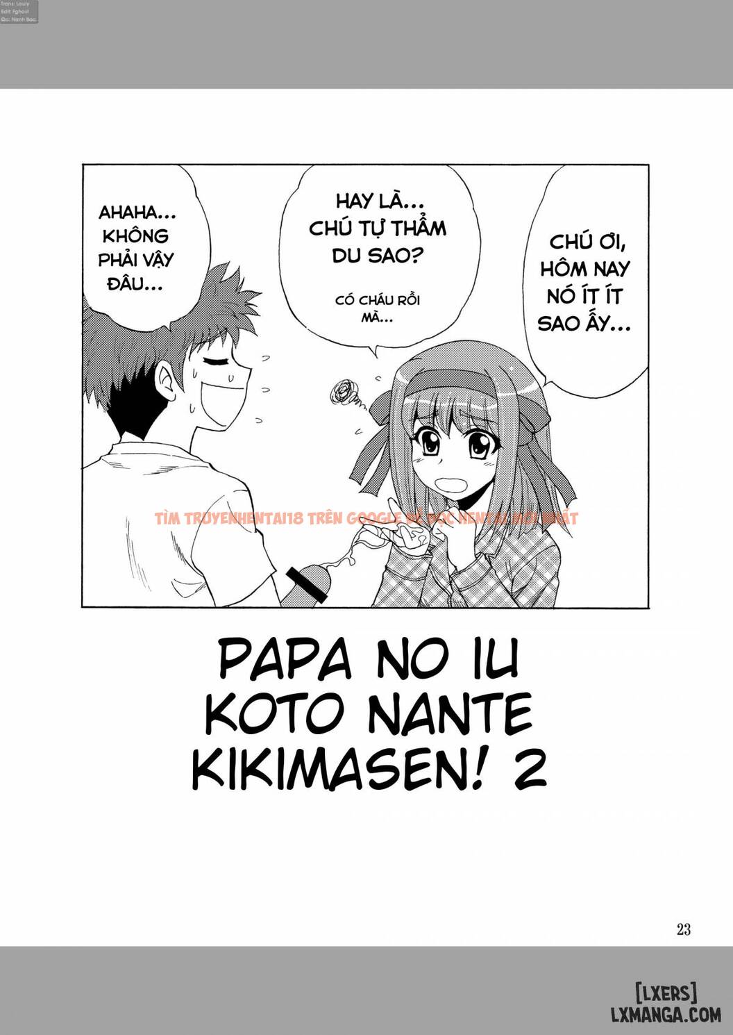Trang truyện 22 trong truyện tranh Papa No Iu Koto Nante Kikimasen - Chapter 2 - www.truyentvn.net