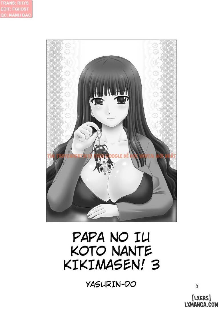 Xem ảnh 1 trong truyện hentai Papa No Iu Koto Nante Kikimasen - Chapter 3 - hentaitvn.net