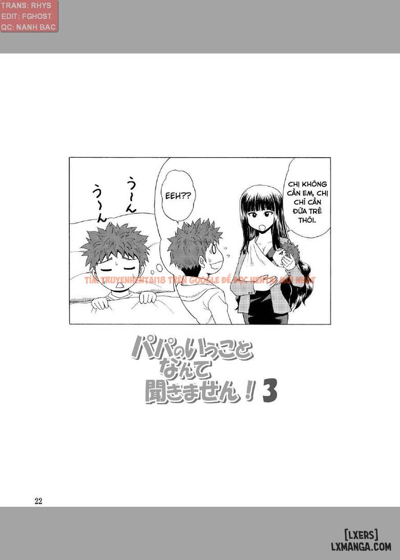 Xem ảnh 20 trong truyện hentai Papa No Iu Koto Nante Kikimasen - Chapter 3 - hentaitvn.net