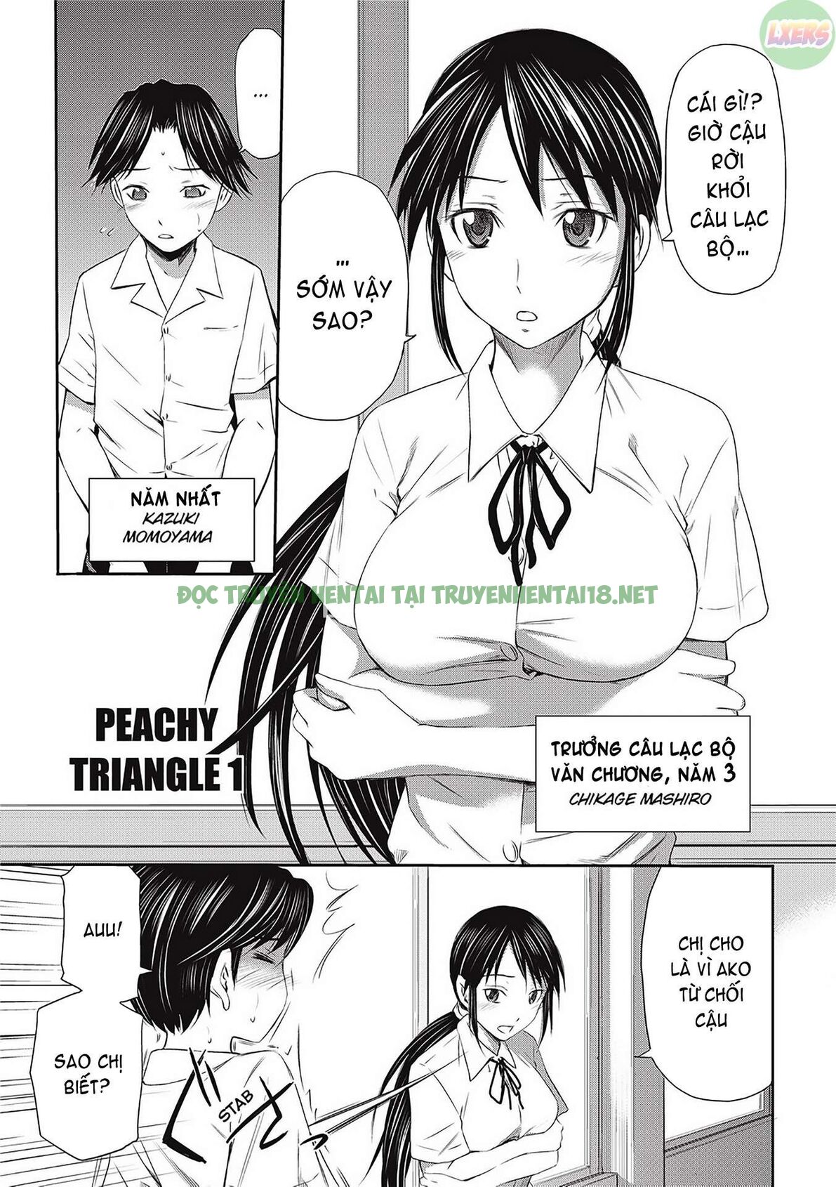 Hình ảnh 5 trong Peachy Triangle - Chapter 1 - Hentaimanhwa.net