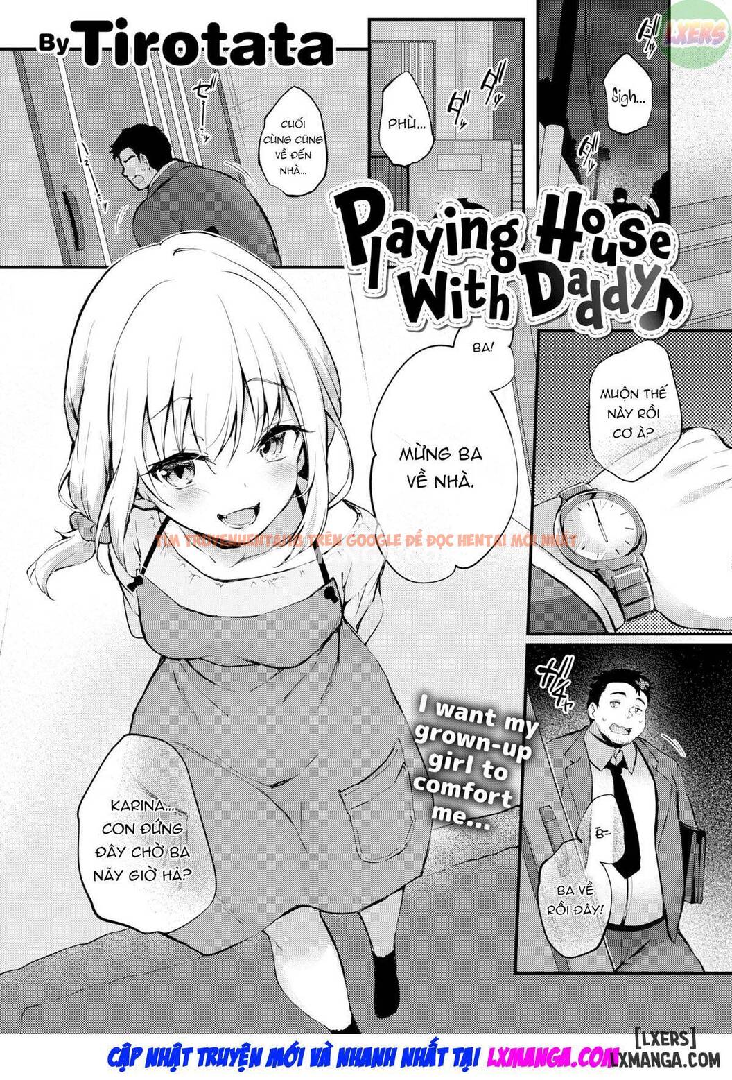 Trang truyện 3 trong truyện tranh Playing House With Daddy - One Shot - hentai24h.pro