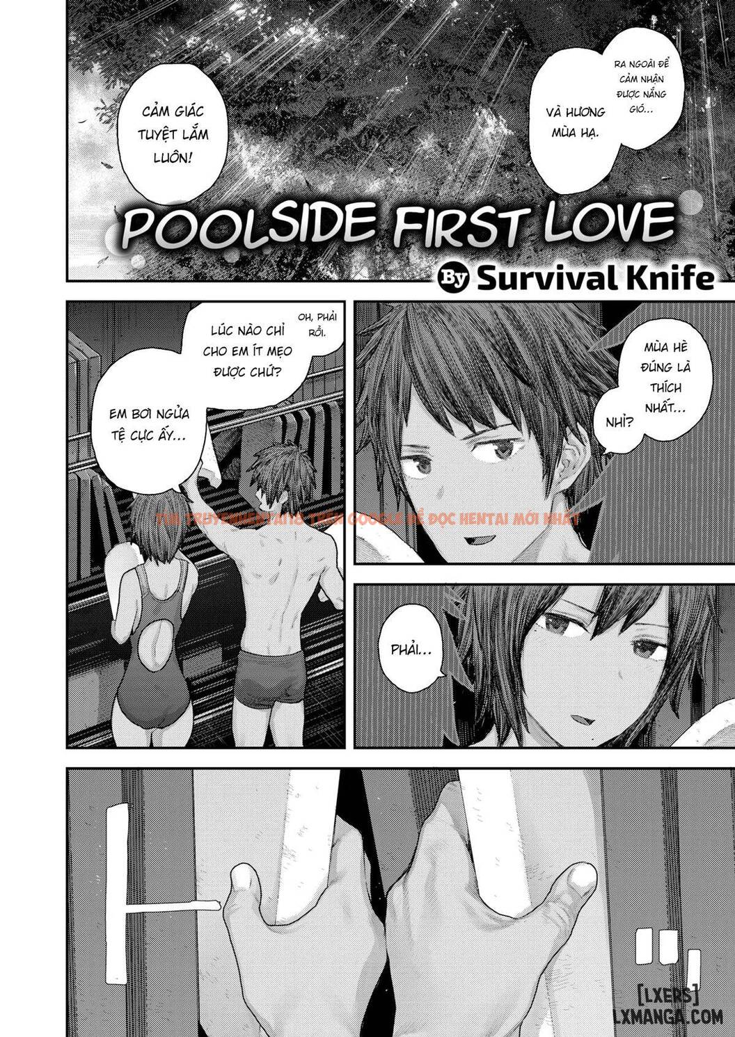 Xem ảnh 1 trong truyện hentai Poolside First Love - One Shot - hentaitvn.net