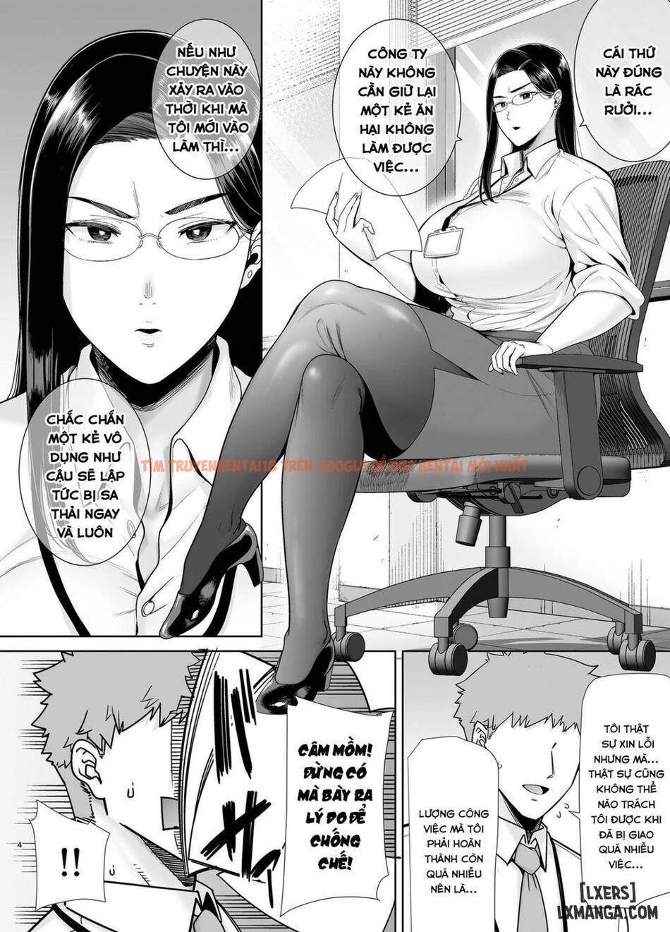 Xem ảnh Powerhara Onna Joushi To Shachiku-kun - Chapter 1 - 1 - Truyenhentaiz.net