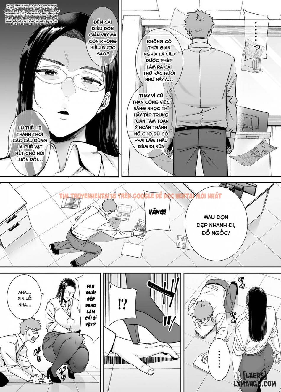 Xem ảnh Powerhara Onna Joushi To Shachiku-kun - Chapter 1 - 2 - Truyenhentaiz.net