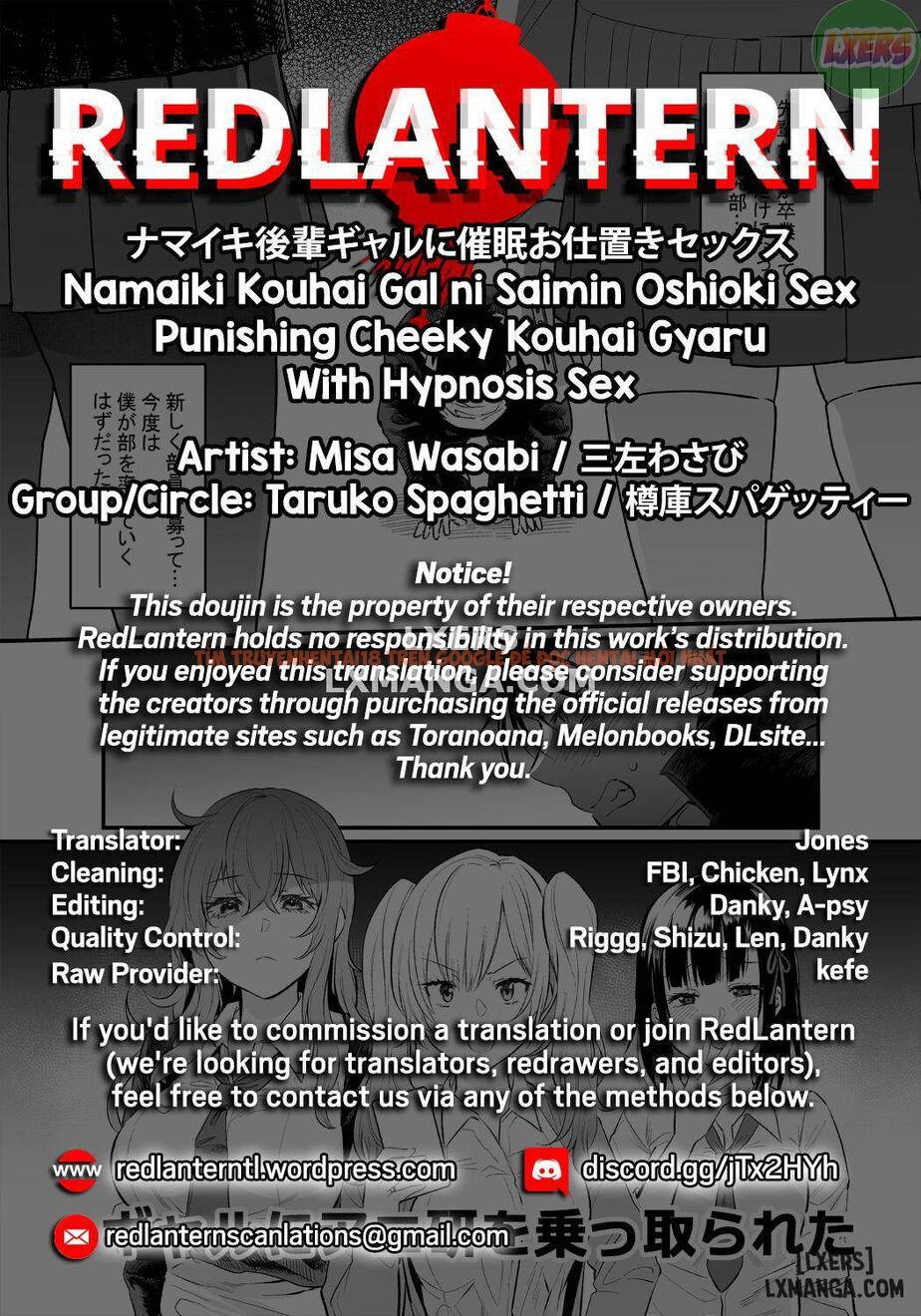 Xem ảnh 31 trong truyện hentai Punishing Cheeky Kouhai Gyaru With Hypnosis Sex - One Shot - hentaitvn.net