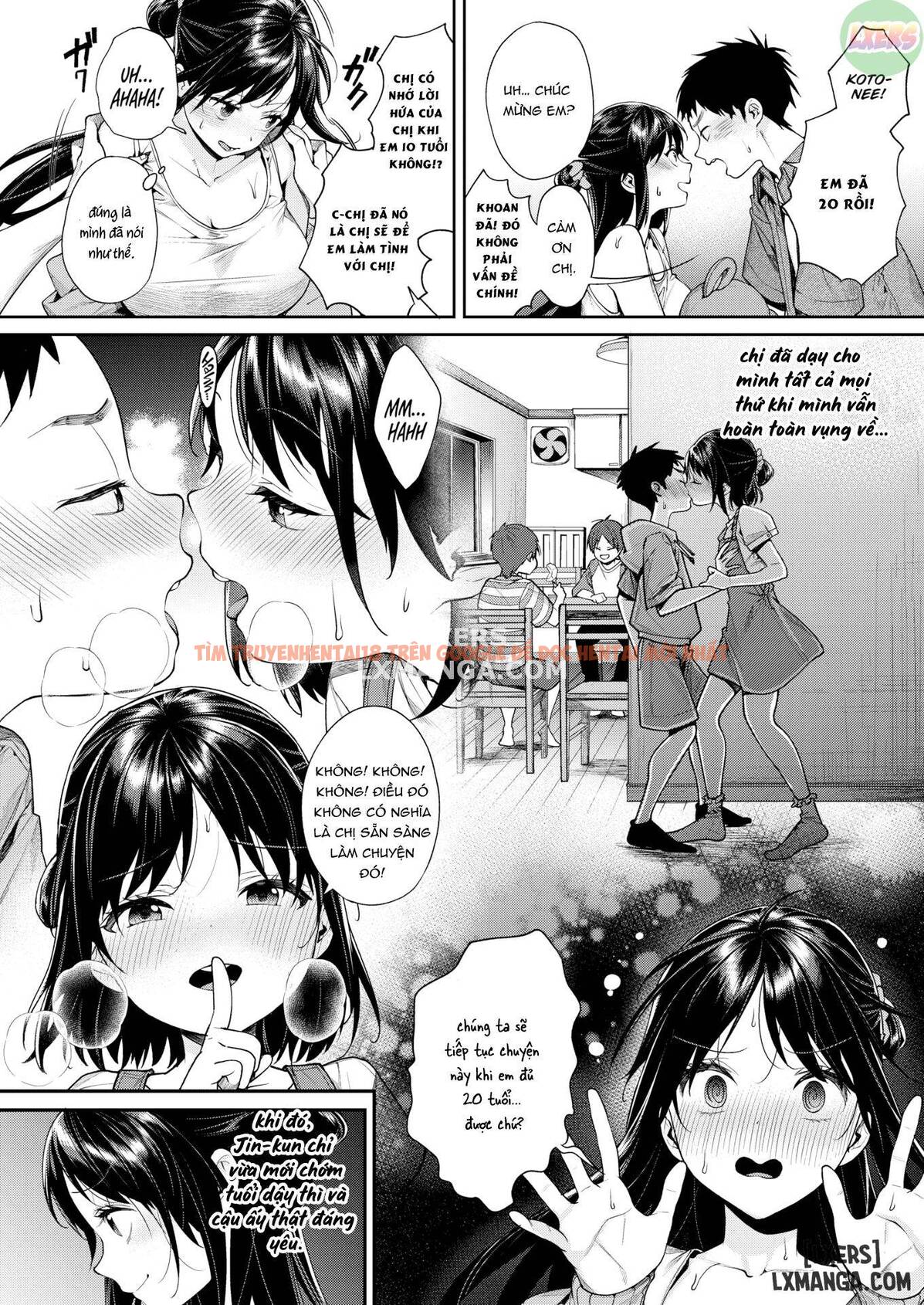 Trang truyện 4 trong truyện tranh Chuyện Tình Trong Sáng, Phập Trong Tối - One Shot - hentai24h.pro