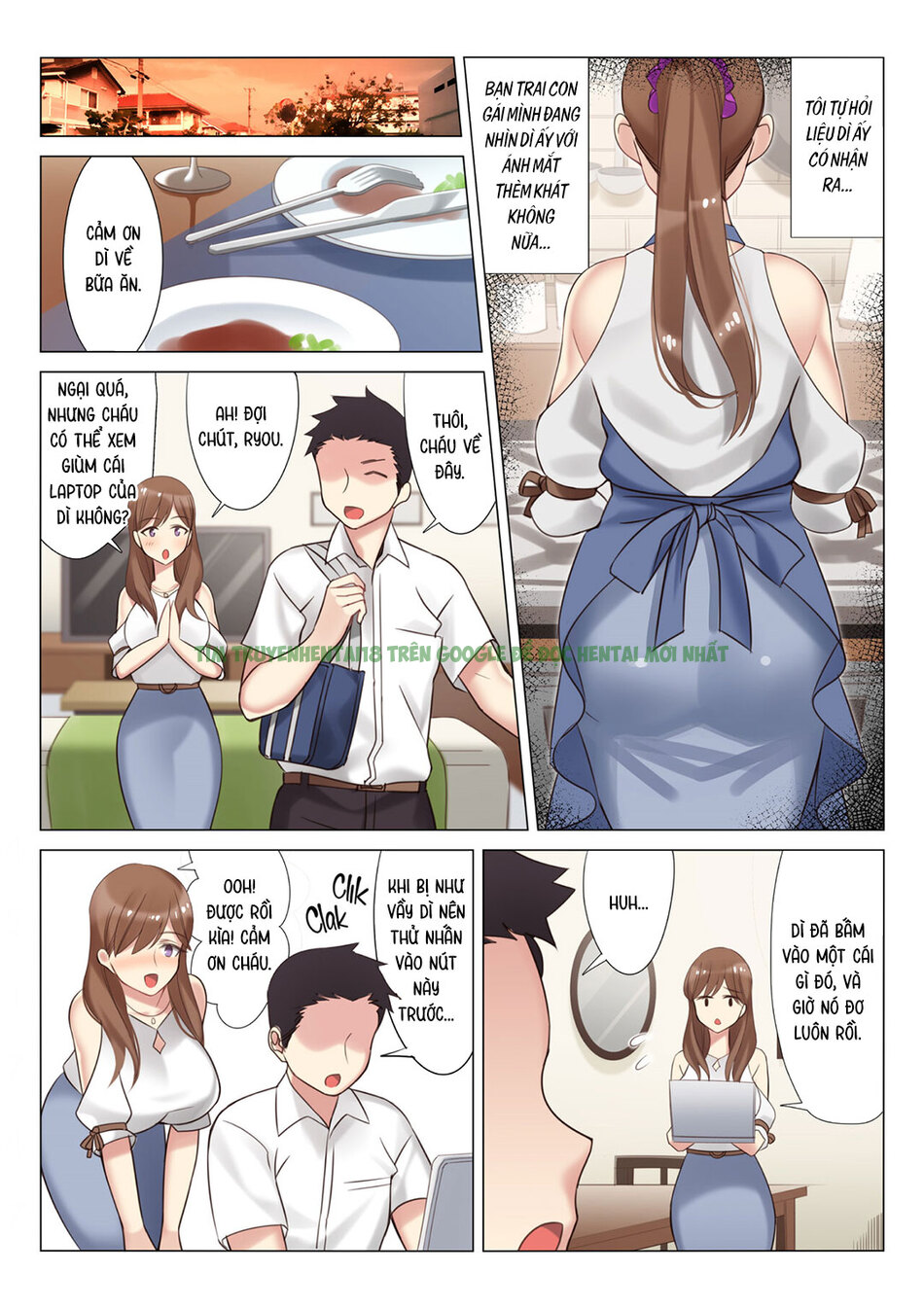 Hình ảnh truyen quan he voi me cua ban gai toi_ oneshot (7) trong Quan Hệ Với Mẹ Của Bạn Gái Tôi - Chap 1 - Hentaimanhwa.net