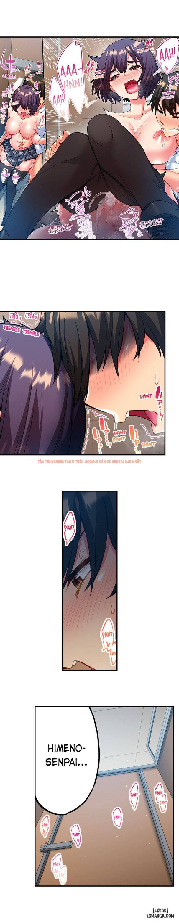 Xem ảnh 9 trong truyện hentai Quằn Quại Trong Sung Sướng đi, Adam-kun! - Chapter 14: Trốn trong WC cùng Senpai - hentaitvn.net