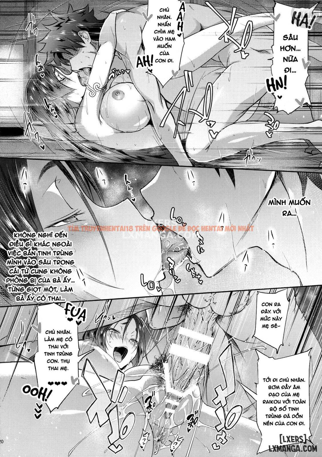 Xem ảnh 21 trong truyện hentai Raikou Mama Boseiteki Sakusei Nama Houshi - One Shot - hentaitvn.net