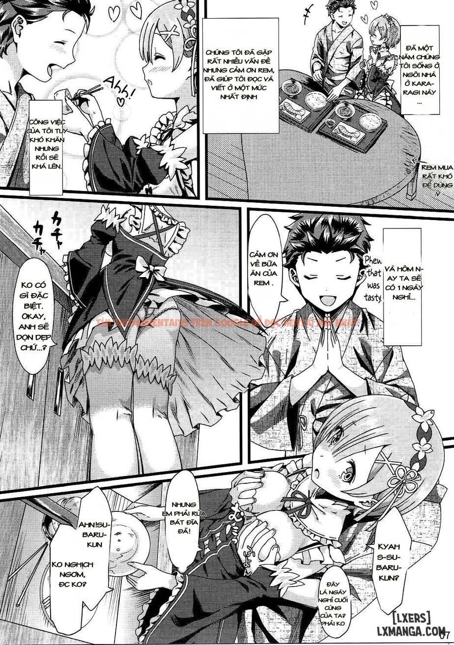 Xem ảnh 5 trong truyện hentai Re Zero Kara Hajimeru Isekai Icha Love Seikatsu - One Shot - hentaitvn.net