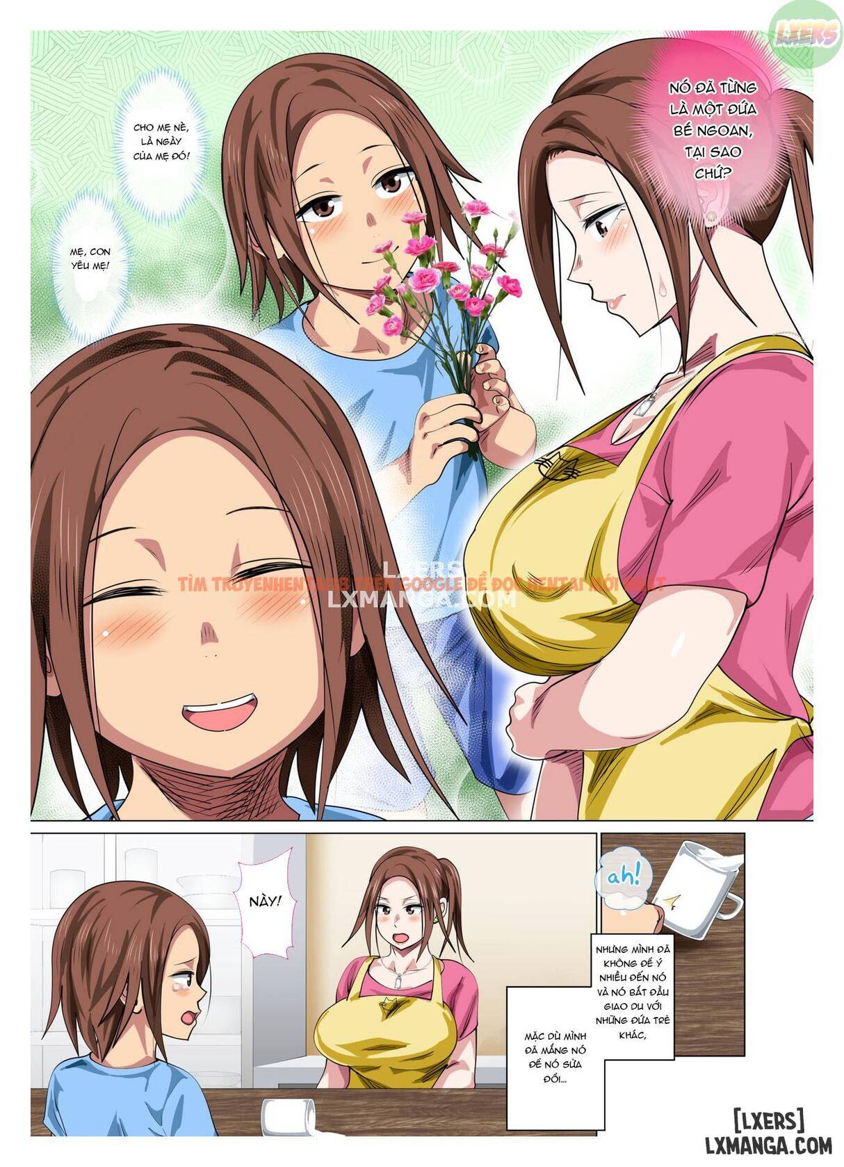 Trang truyện 3 trong truyện tranh Rehabilitation Of Delinquent Son By Short-tempered Mother’s Sweet Lovemaking - One Shot - hentai24h.pro