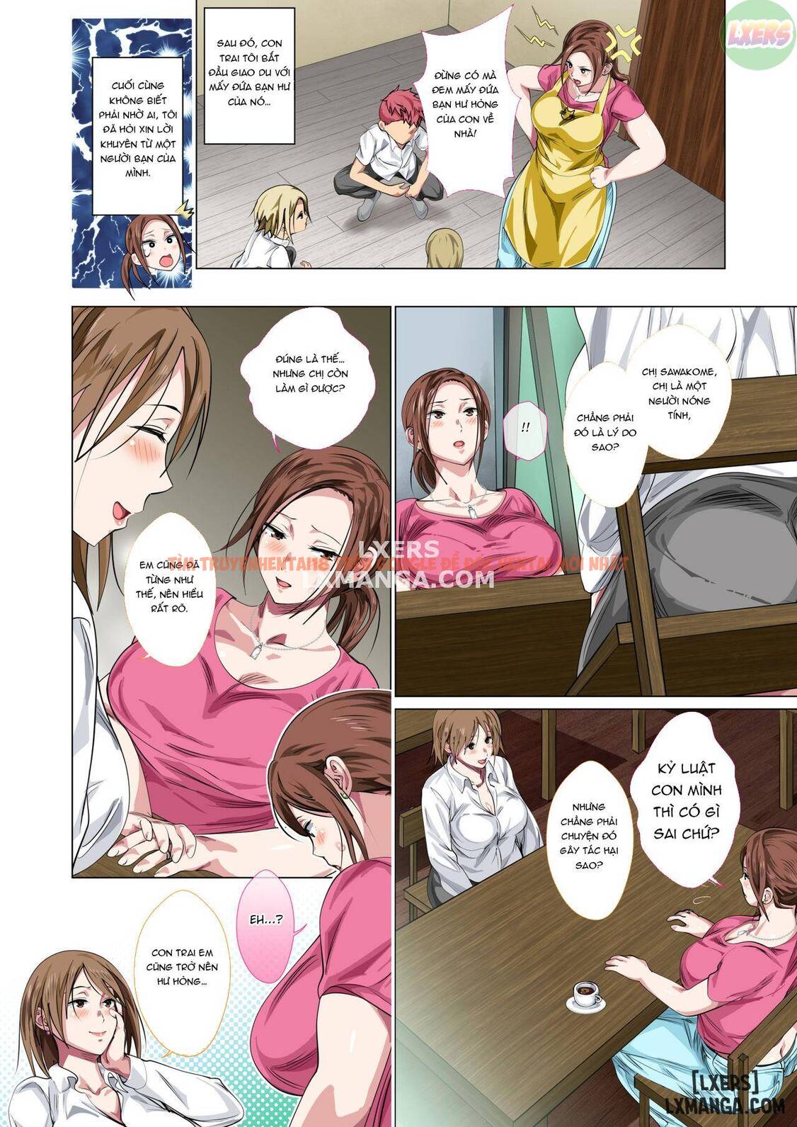 Trang truyện 5 trong truyện tranh Rehabilitation Of Delinquent Son By Short-tempered Mother’s Sweet Lovemaking - One Shot - hentai24h.pro