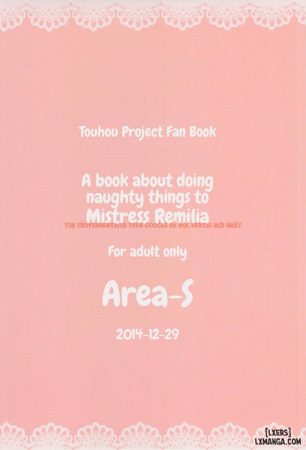 Xem ảnh 1 trong truyện hentai Remilia Ojou-Sama Ni Ikenai Koto Suru Hon - One Shot - hentaitvn.net
