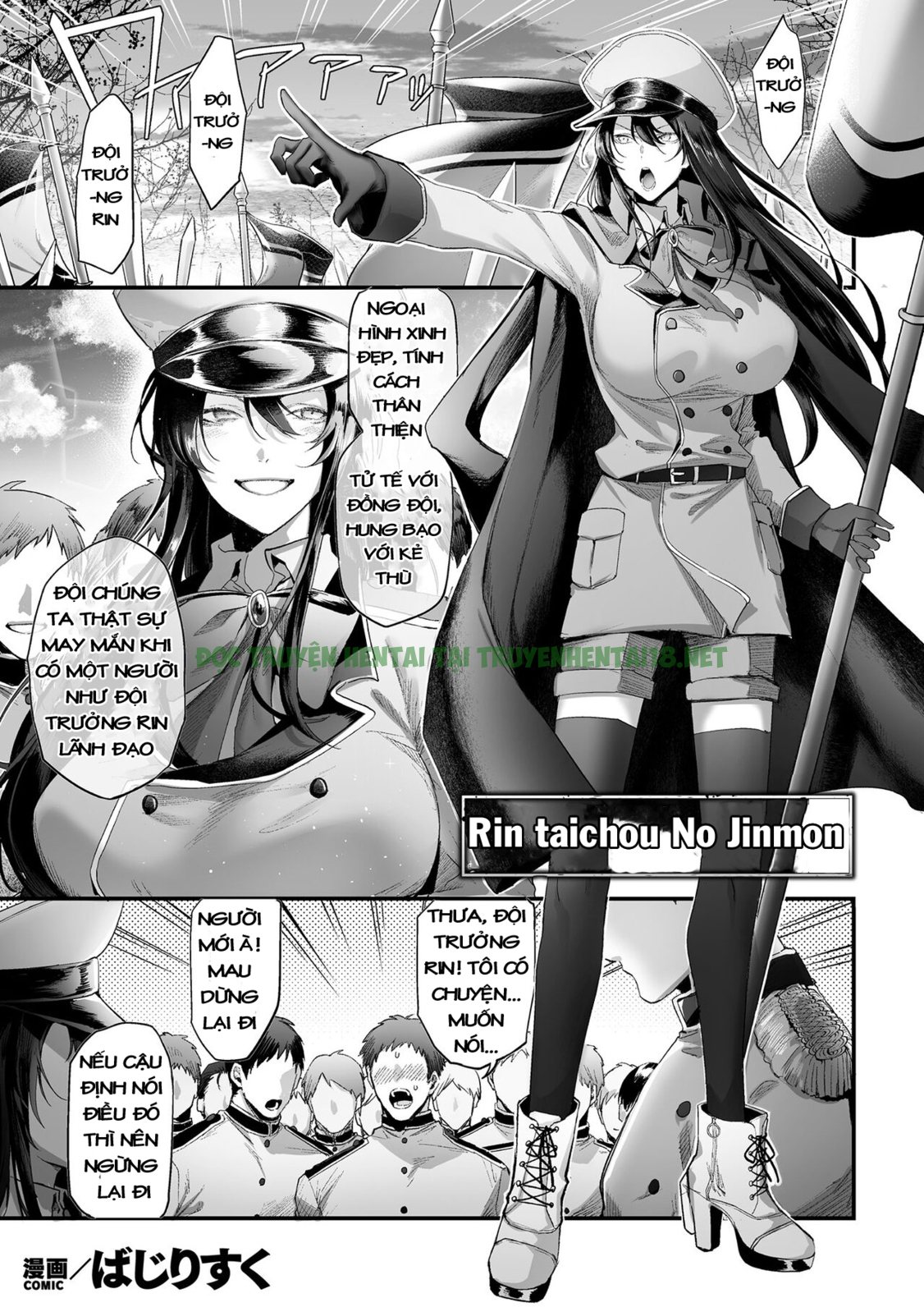 Xem ảnh 1 trong truyện hentai Rin Taichou No Jinmon - One Shot - truyenhentai18.pro