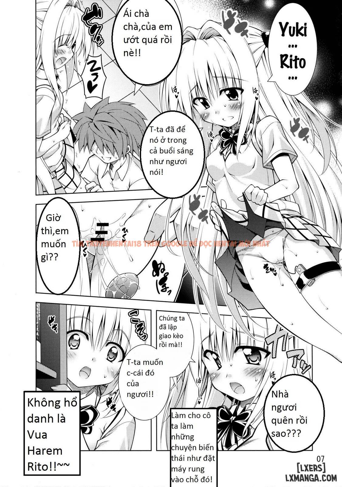 Xem ảnh 4 trong truyện hentai Hentai ToLove Ru Dàn Harem Của Rito-San - One Shot - hentaitvn.net
