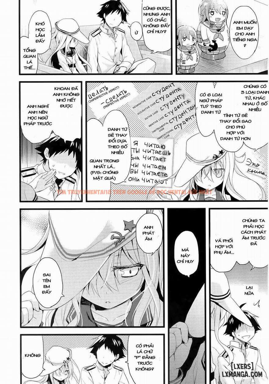 Xem ảnh page_006 trong truyện hentai Russia-go Class No Rettou-sei (Kantai Collection) [Russia-Go Kurasu No Rettou-Sei] - One Shot - hentaitvn.net