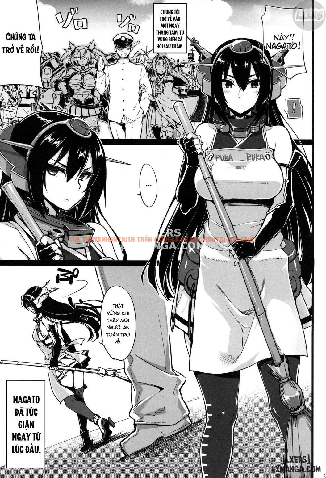Trang truyện 5 trong truyện tranh Rusuban Kan Nagato - One Shot - truyentvn.net