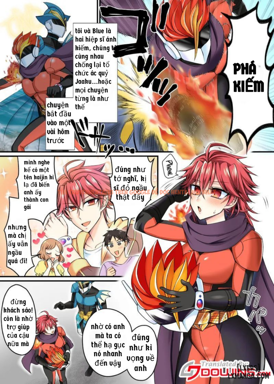 Xem ảnh 1 trong truyện hentai Saber Red ~The Weakling Female Fighter Hero Of Justice - One Shot - hentaitvn.net