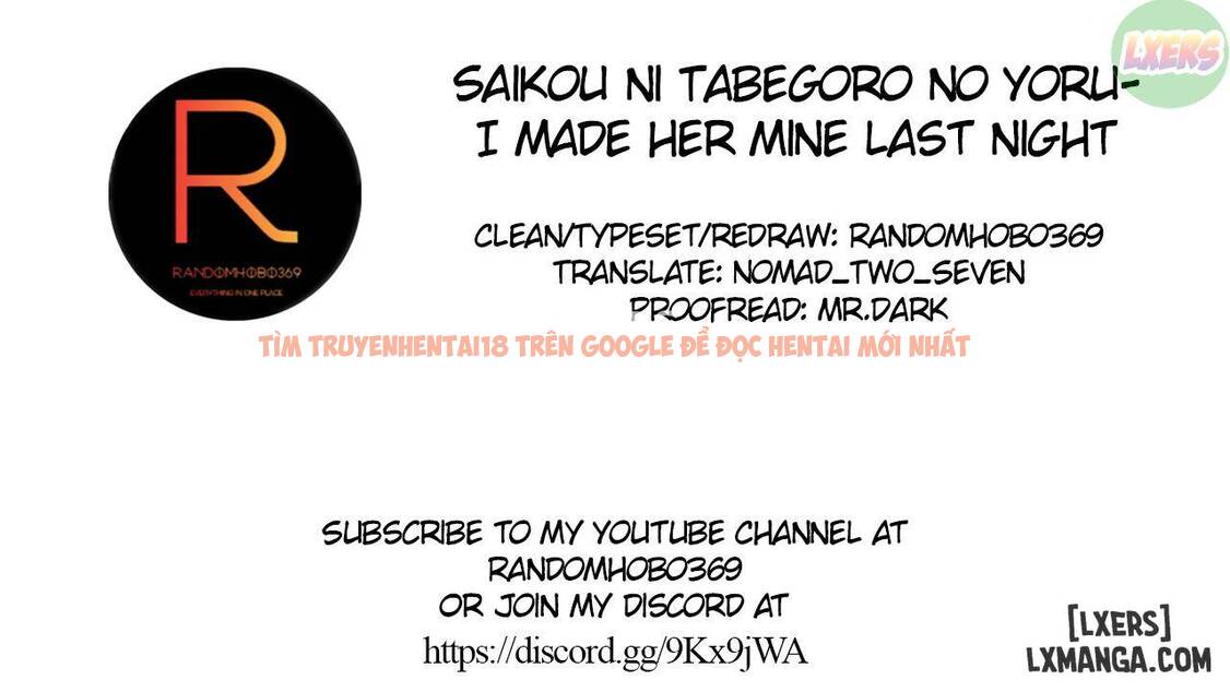 Xem ảnh 38 trong truyện hentai Saikou Ni Tabegoro No Yoru - One Shot - hentaitvn.net