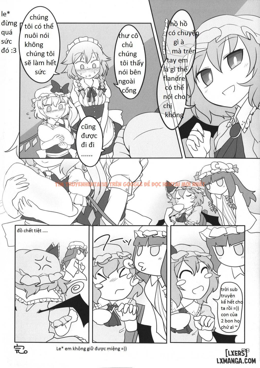 Trang truyện 55 trong truyện tranh Hentai Touhou Sakurafla - One Shot - truyentvn.net