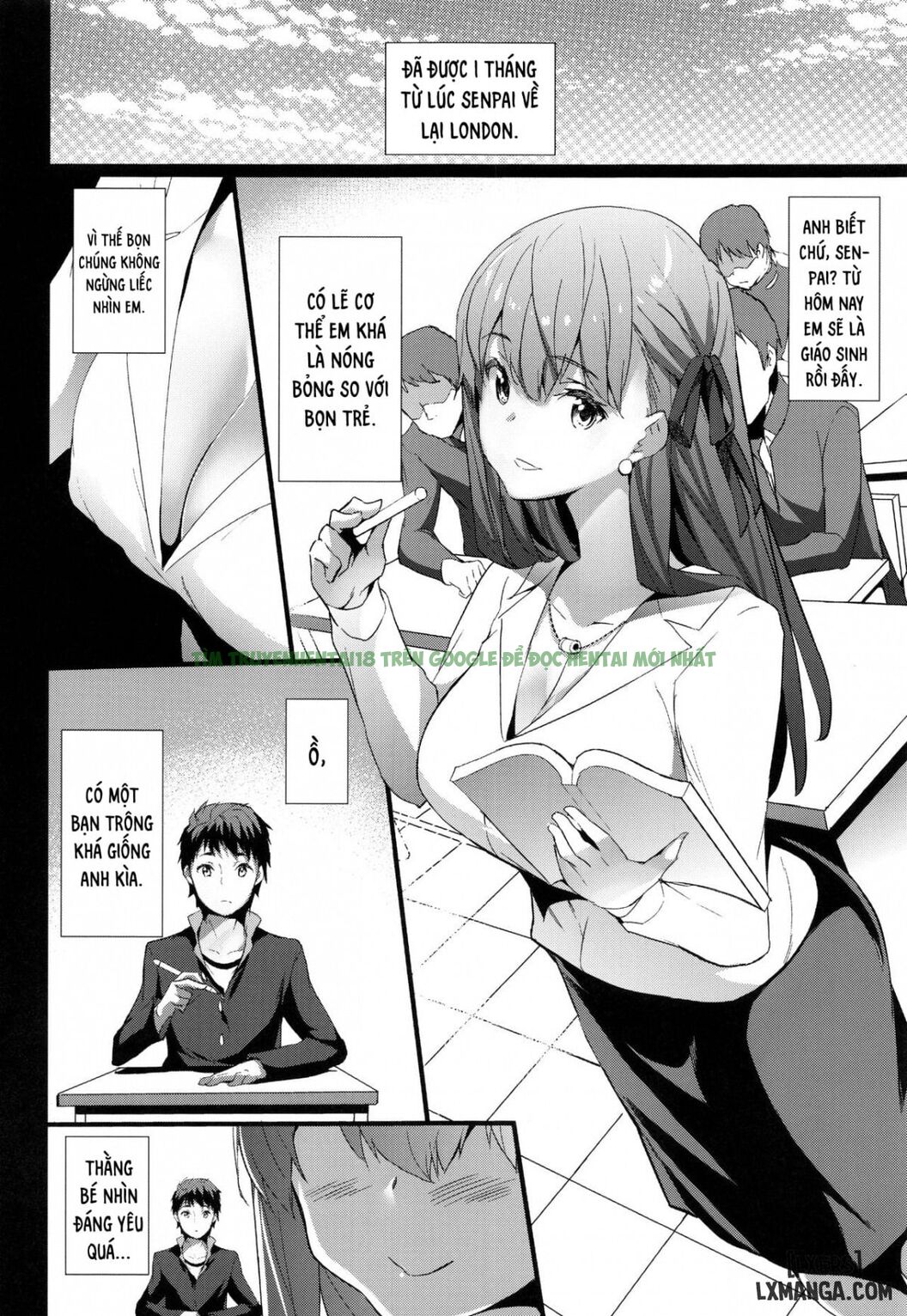 Xem ảnh 2 trong truyện hentai Sakura Sensei No A-ah Tsumannai Na - One Shot - truyenhentai18.pro