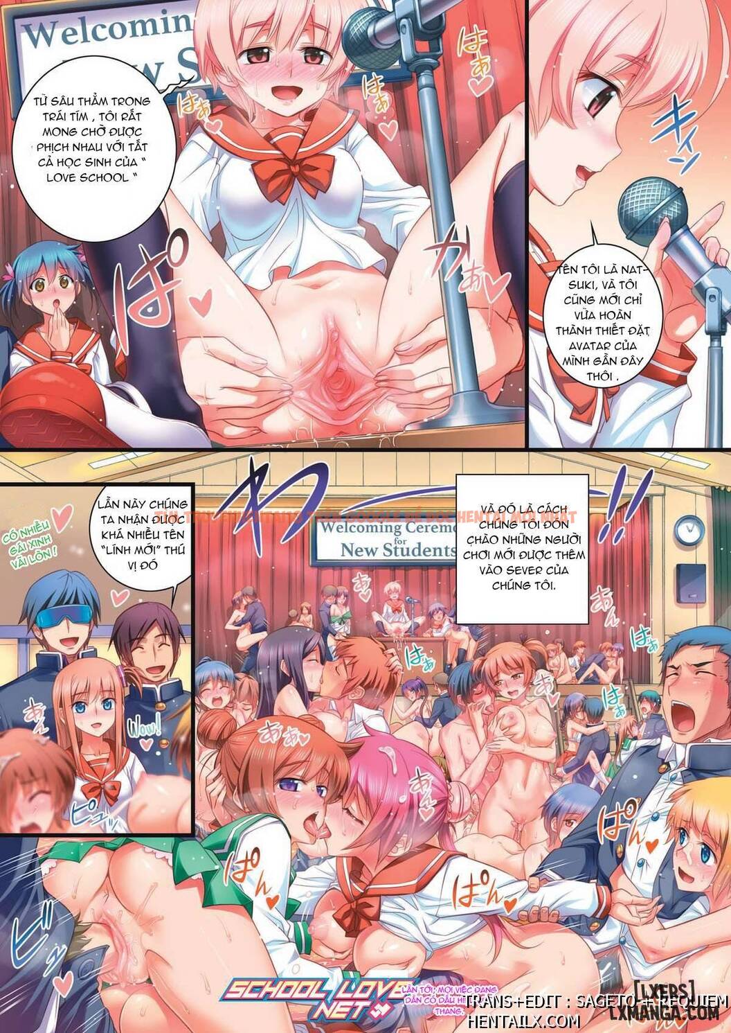 Xem ảnh 7 trong truyện hentai School Love Net - Chapter 5 - hentaitvn.net