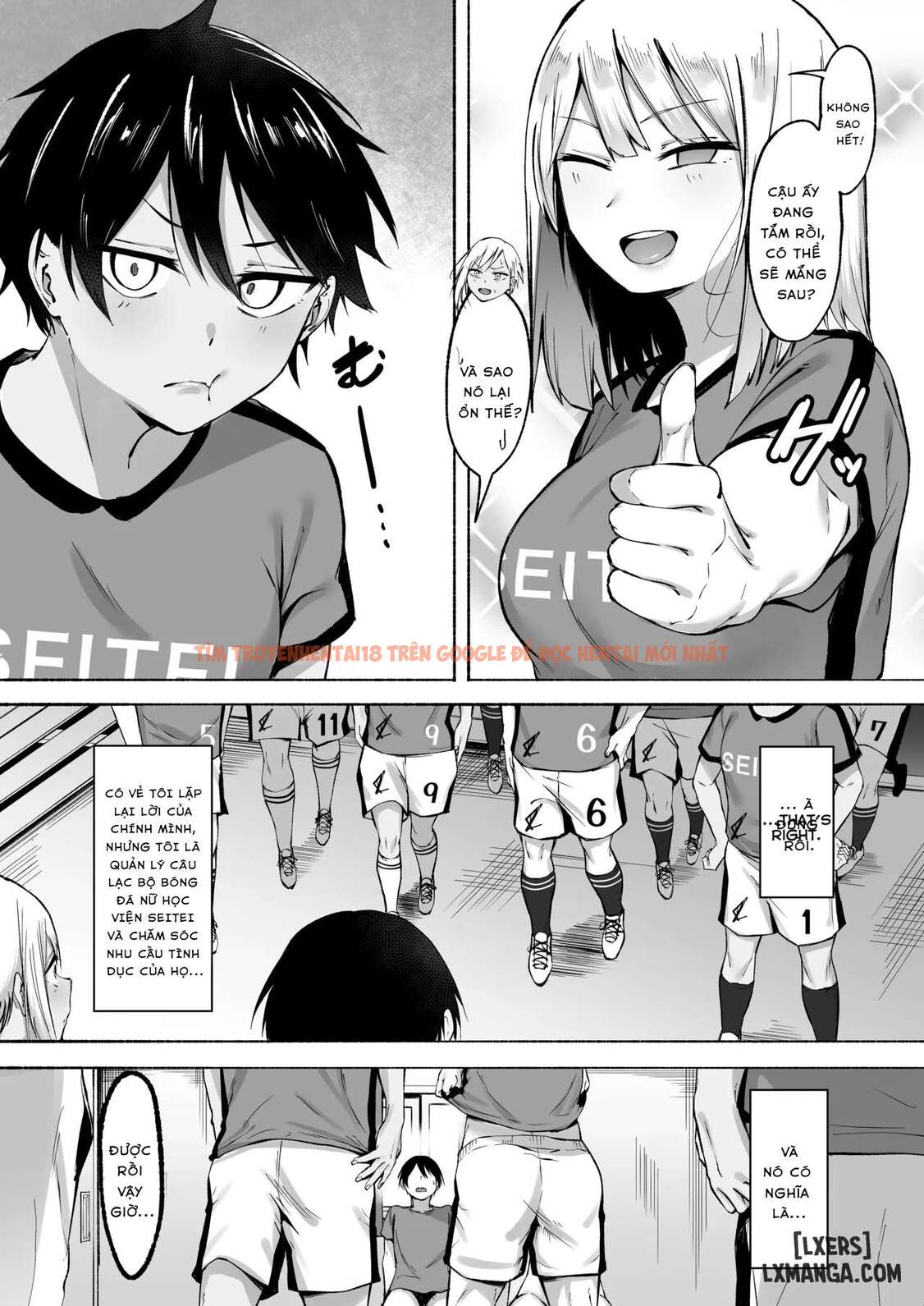 Xem ảnh page_003 trong truyện hentai Seitei Gakuen Soccer-bu No Nichijou Zenpen - Part 2 - hentaitvn.net