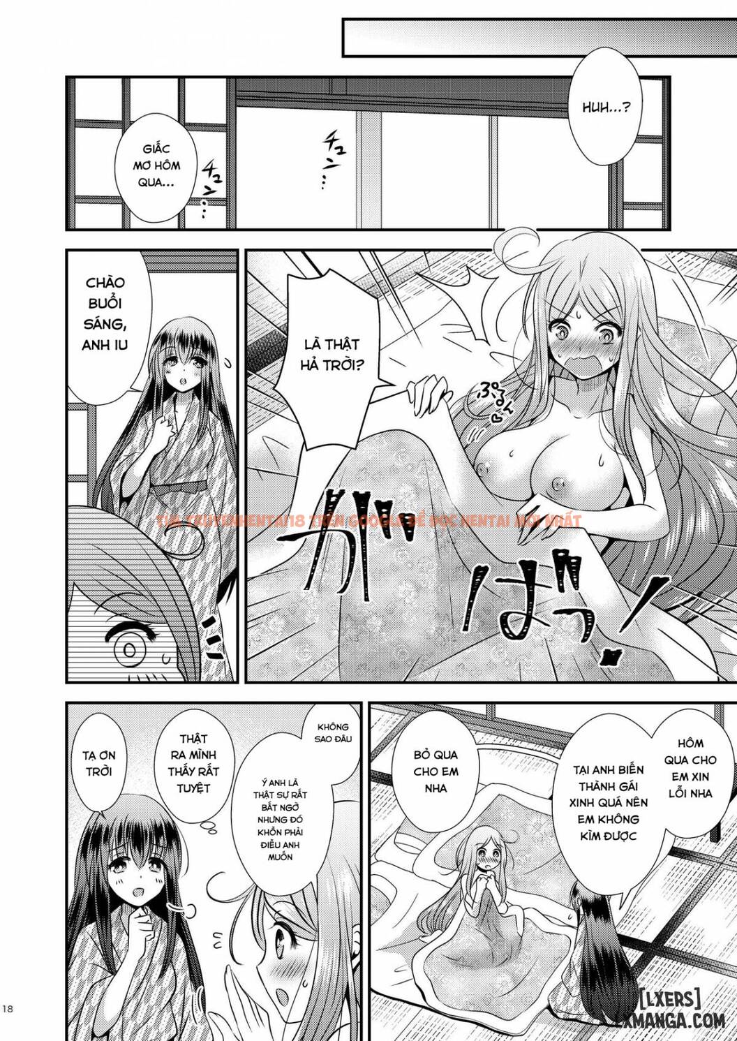 Trang truyện 16 trong truyện tranh Truyện Hentai Đêm Trăng Mật Bị Thay Đổi Giới Tính - One Shot - hentai24h.pro