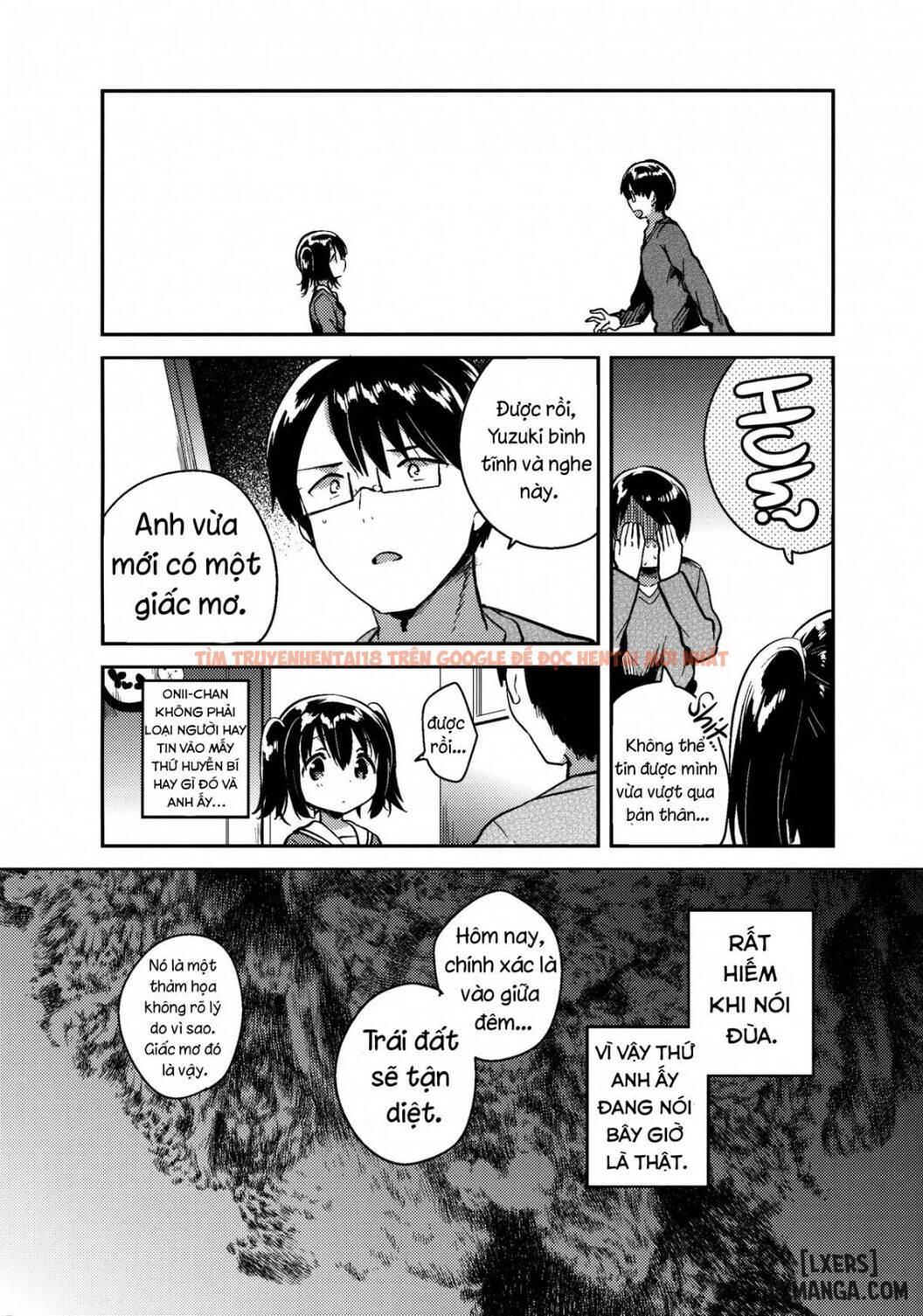 Xem ảnh 4 trong truyện hentai Sekai Ga Metsubou Suru Node Imouto To Sex Suru - One Shot - hentaitvn.net