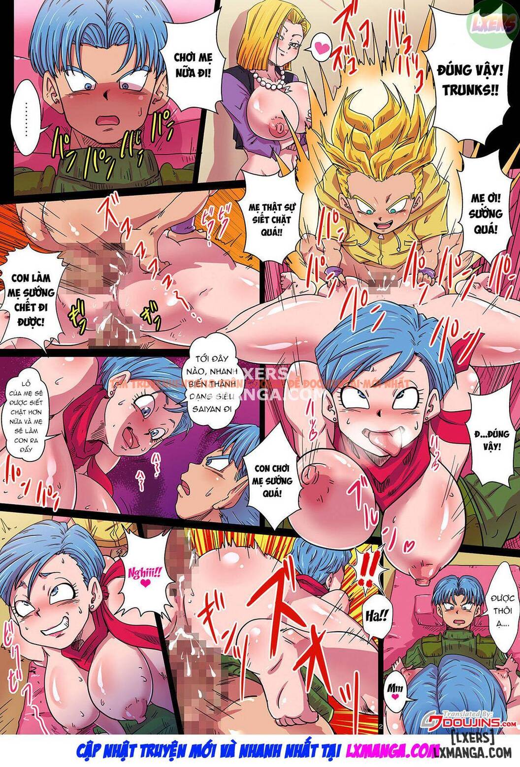 Xem ảnh 4 trong truyện hentai Semari Kuru Chijo! Bulma To 18-gou - One Shot - hentaitvn.net