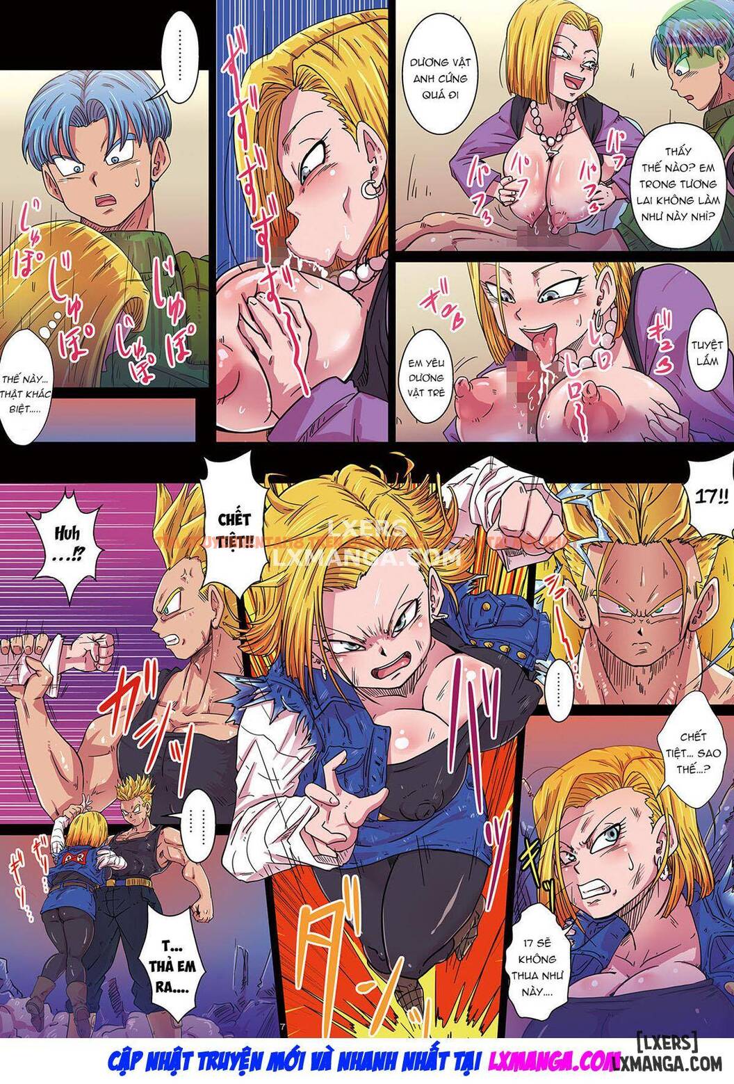 Xem ảnh 9 trong truyện hentai Semari Kuru Chijo! Bulma To 18-gou - One Shot - hentaitvn.net