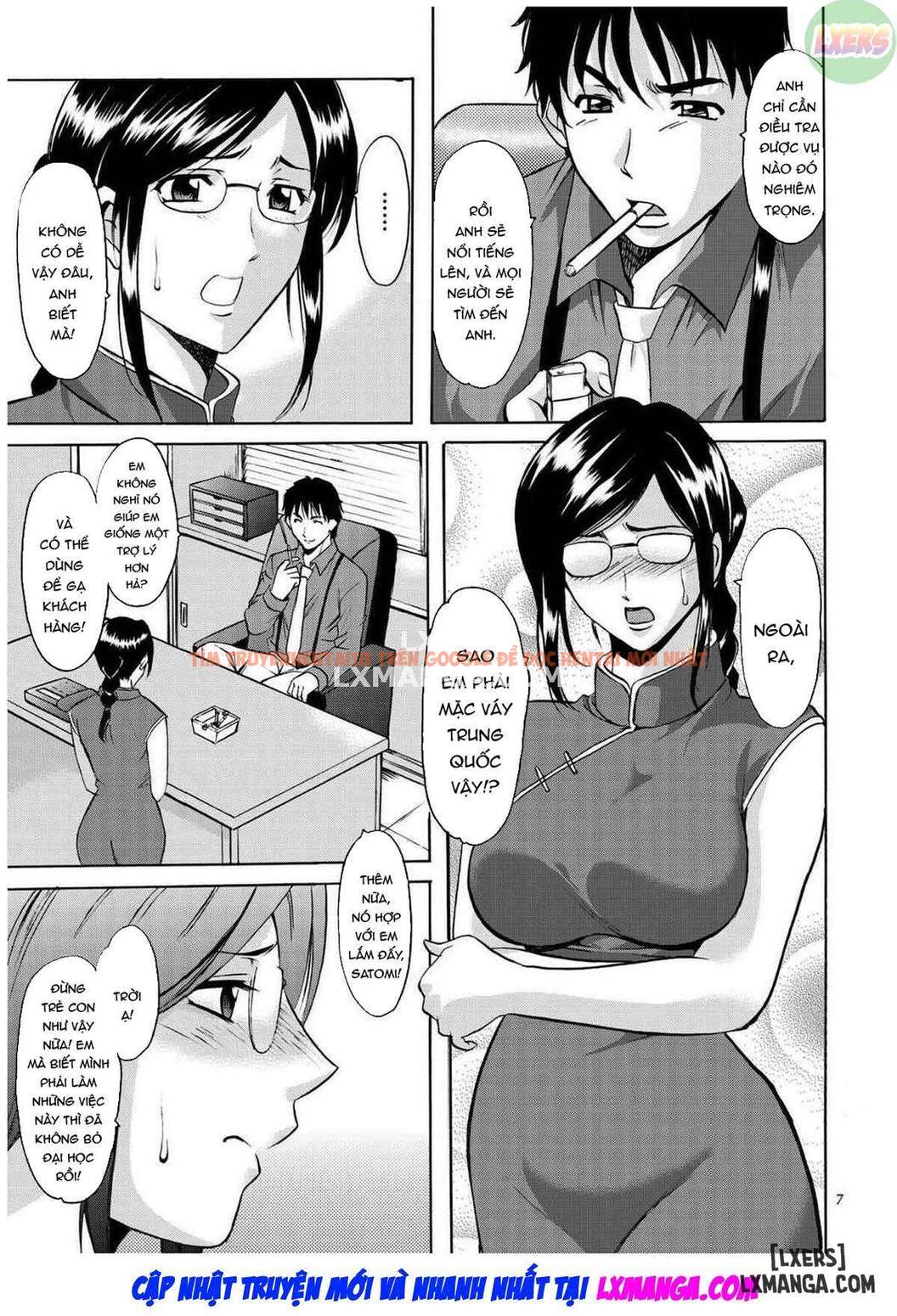 Trang truyện 8 trong truyện tranh Sennyu Tsuma Satomi Kiroku - Chapter 1 - truyentvn.net