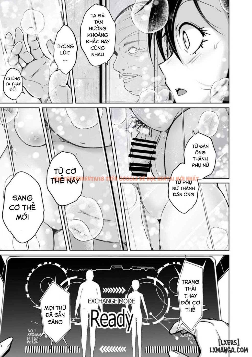 Trang truyện 9 trong truyện tranh Sequence Irekaeru Futari No Karada - One Shot - www.lxmanga.org