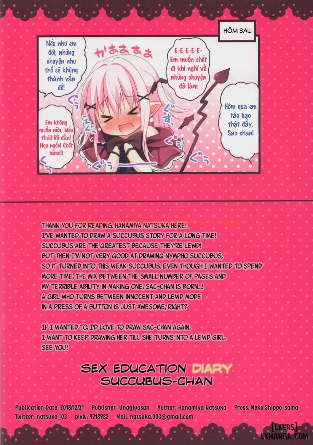 Trang truyện 15 trong truyện tranh Sex Education Dairy Succubus-chan - One Shot - www.truyentvn.net