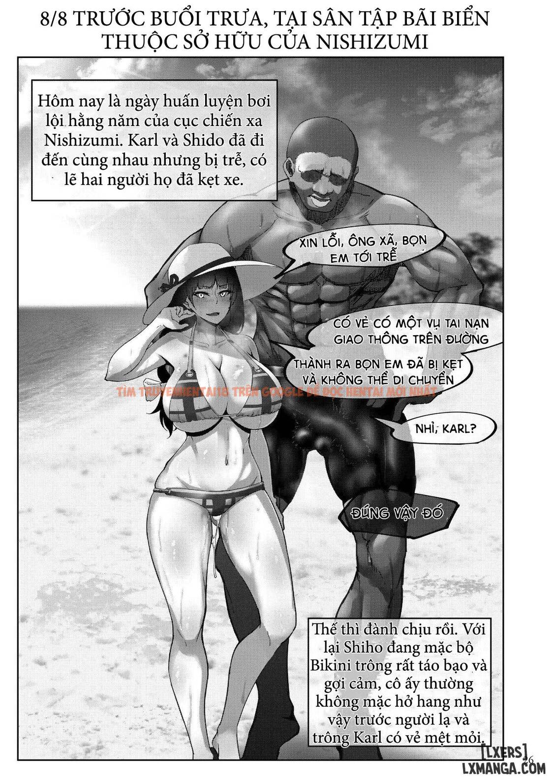 Trang truyện 26 trong truyện tranh Shiho-san Lên Giường Cùng Thanh Niên Da Đen Người Đức - One Shot - hentai24h.pro