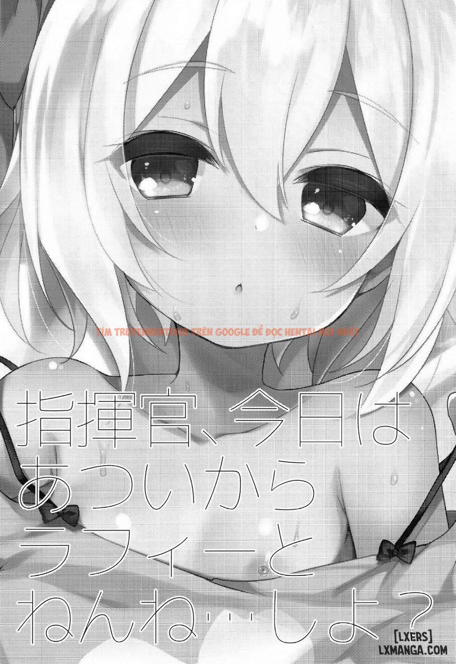 Trang truyện 1 trong truyện tranh Shikikan, Kyou Wa Atsui Kara Laffey To Nenne… Shiyo - One Shot - truyentvn.net