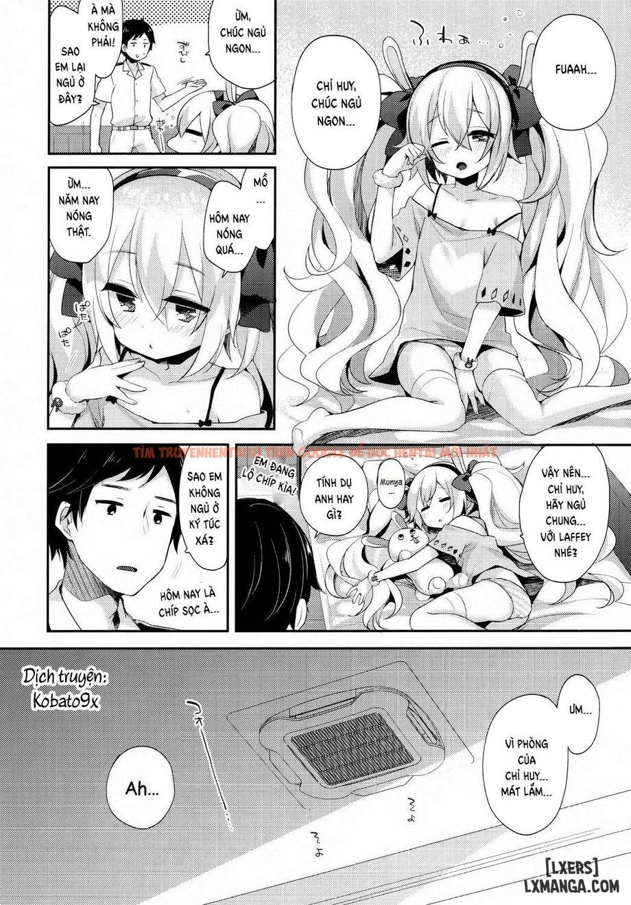 Trang truyện 4 trong truyện tranh Shikikan, Kyou Wa Atsui Kara Laffey To Nenne… Shiyo - One Shot - truyentvn.net